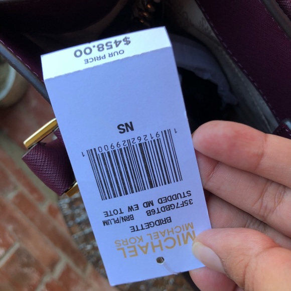 Michael kors Bridgette studded satchel crossbody - Picture 5 of 8